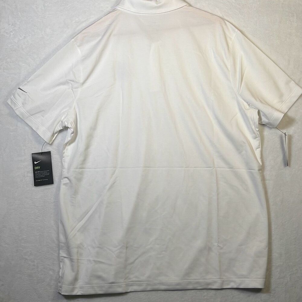 Nike Super Bowl Logo Dri-Fit golf casual Polo‎ White NWT Men XL - Picture 6 of 6